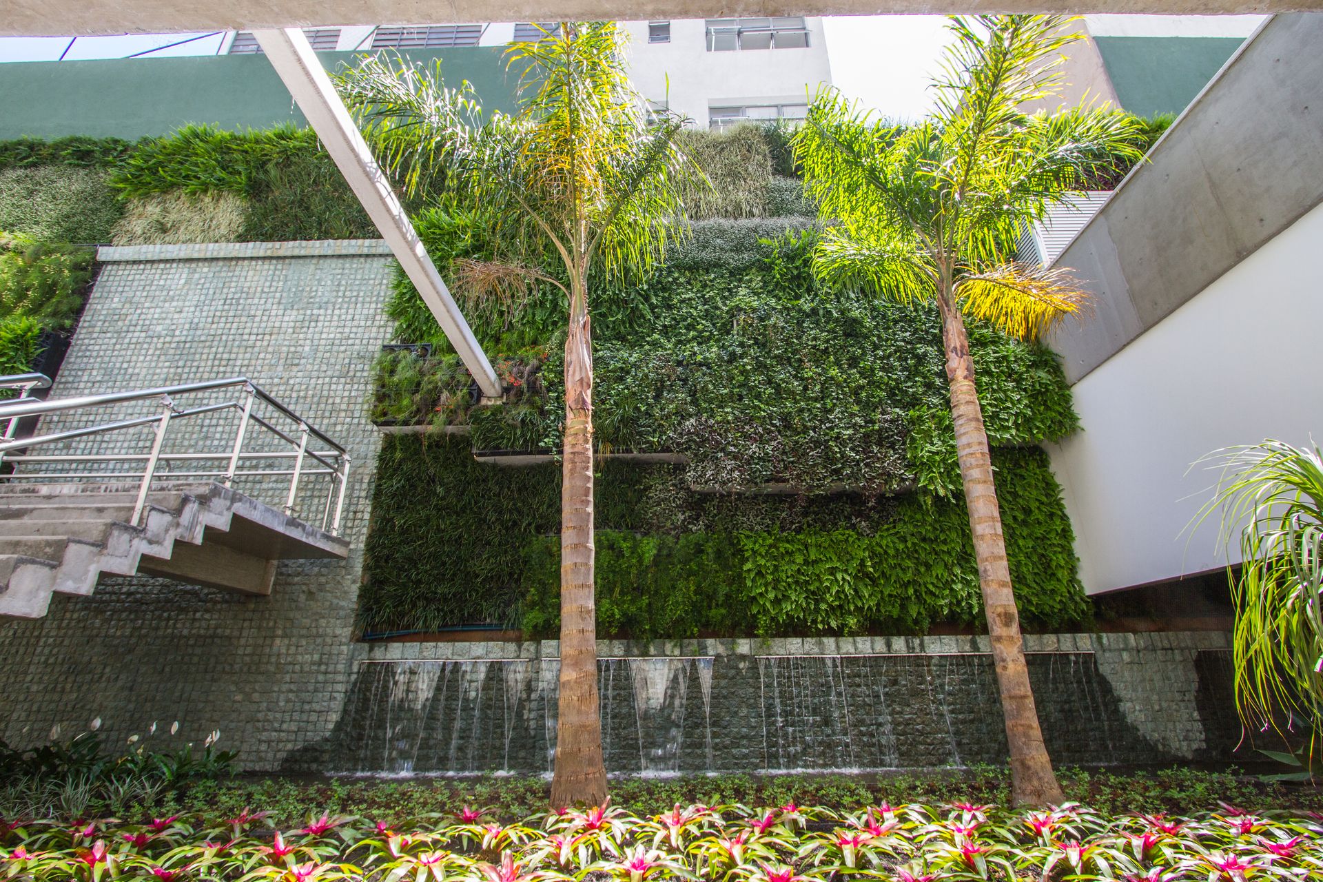 Jardim vertical Wallgreen Eco - Porto Seguro Bahia - Detalhe da instalação
